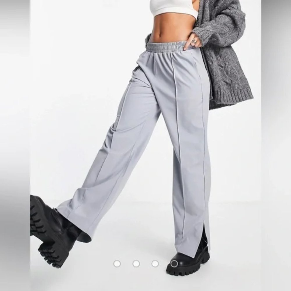 A&F - Blue-Grey, Straight Leg Traveler Pants